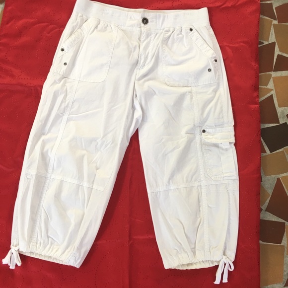 Kim Rogers Pants - Kim Rogers white capris size 12